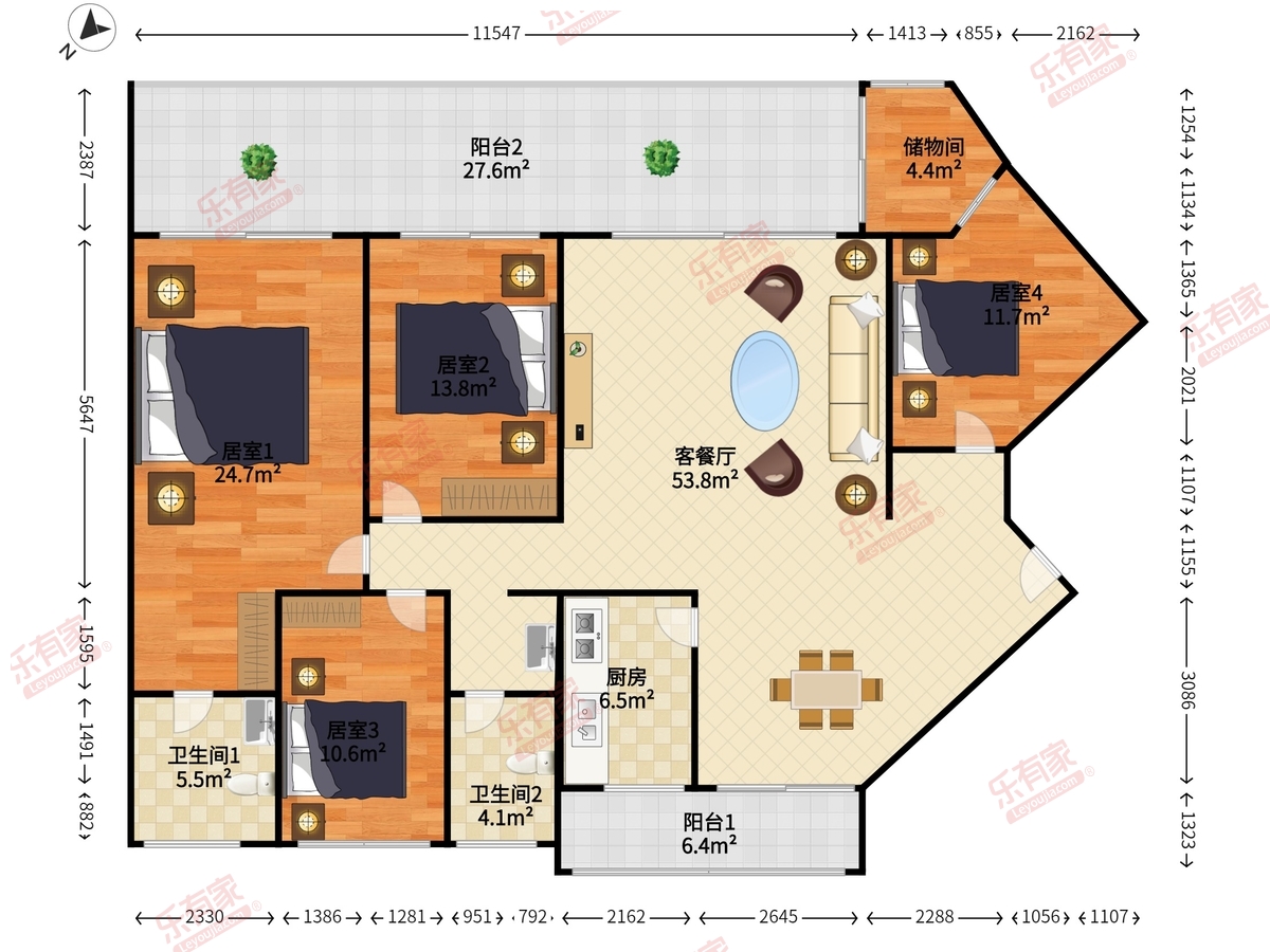 龙光君悦龙庭户型图