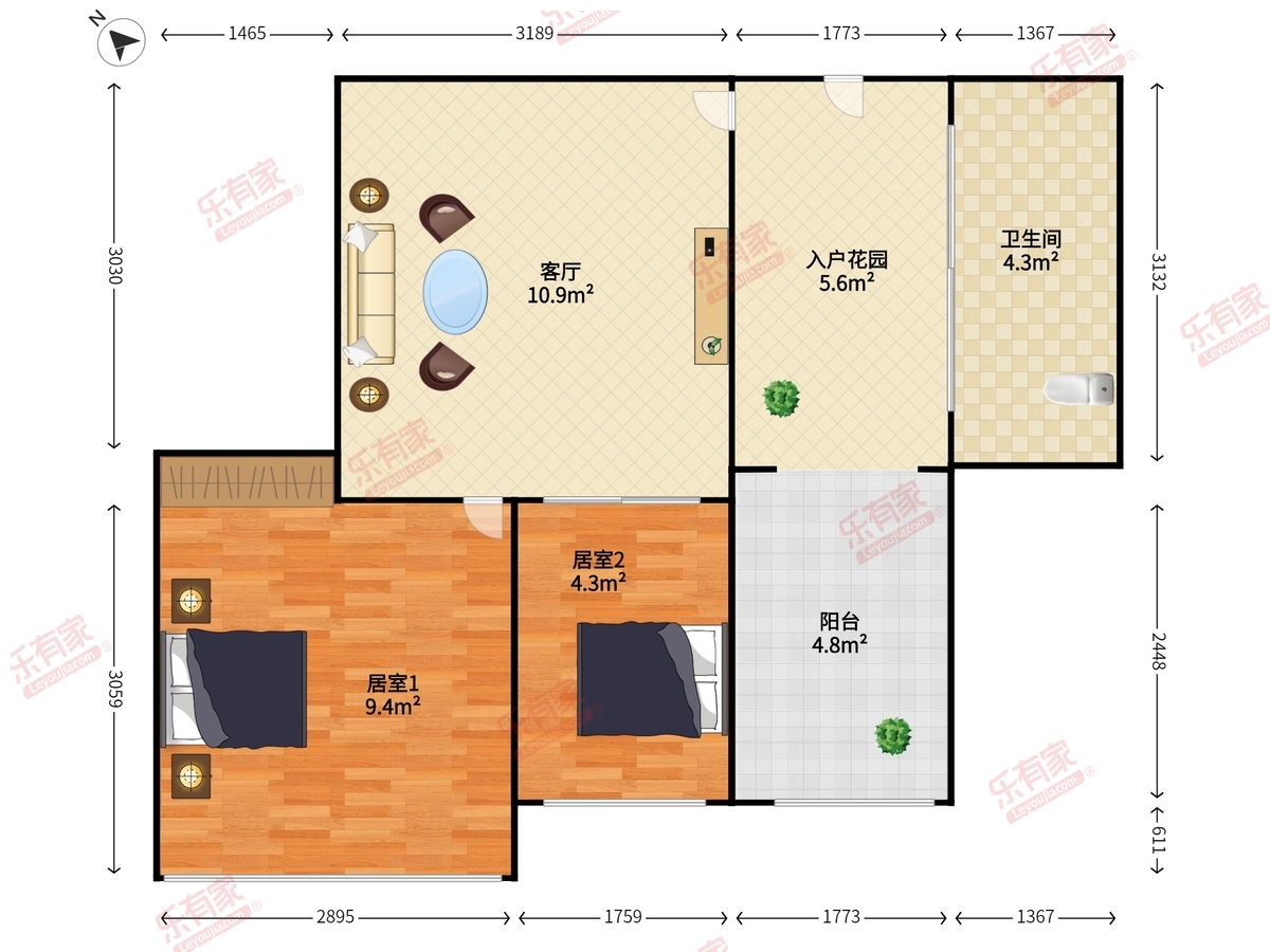 迷你新居户型图