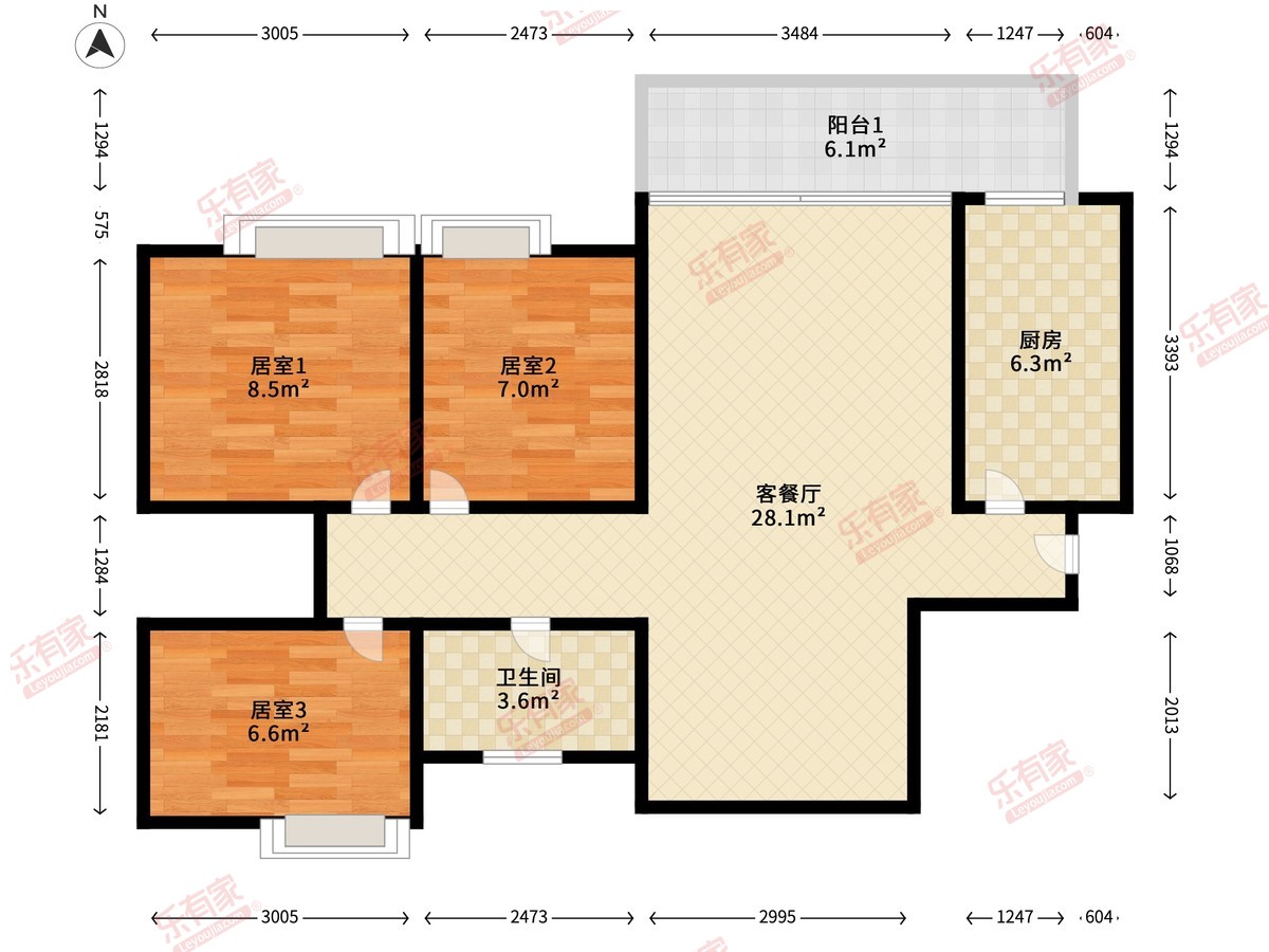 江海碧桂园户型图