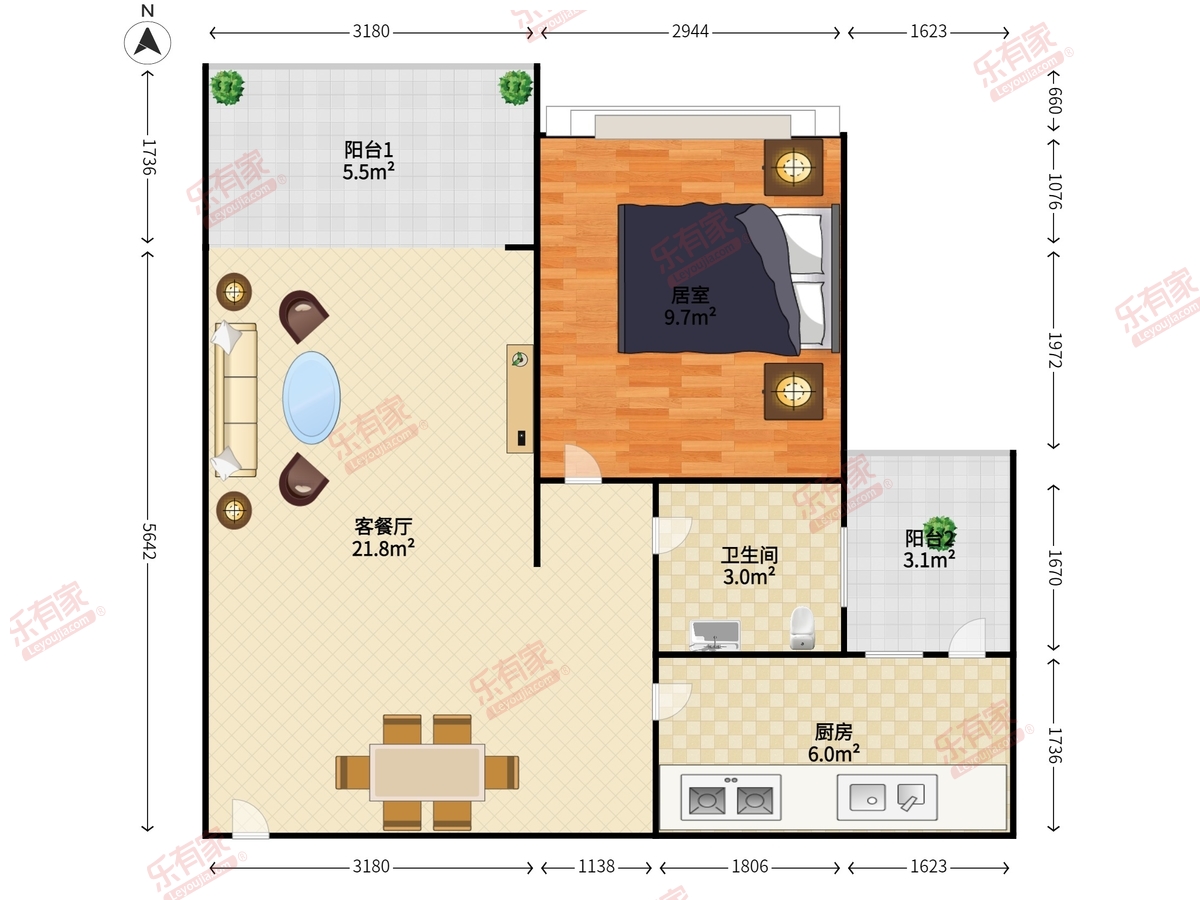 益田大运城邦二期户型图