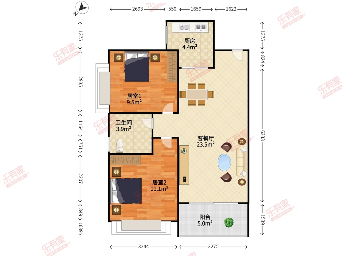 佳兆业西山吓庭院户型图