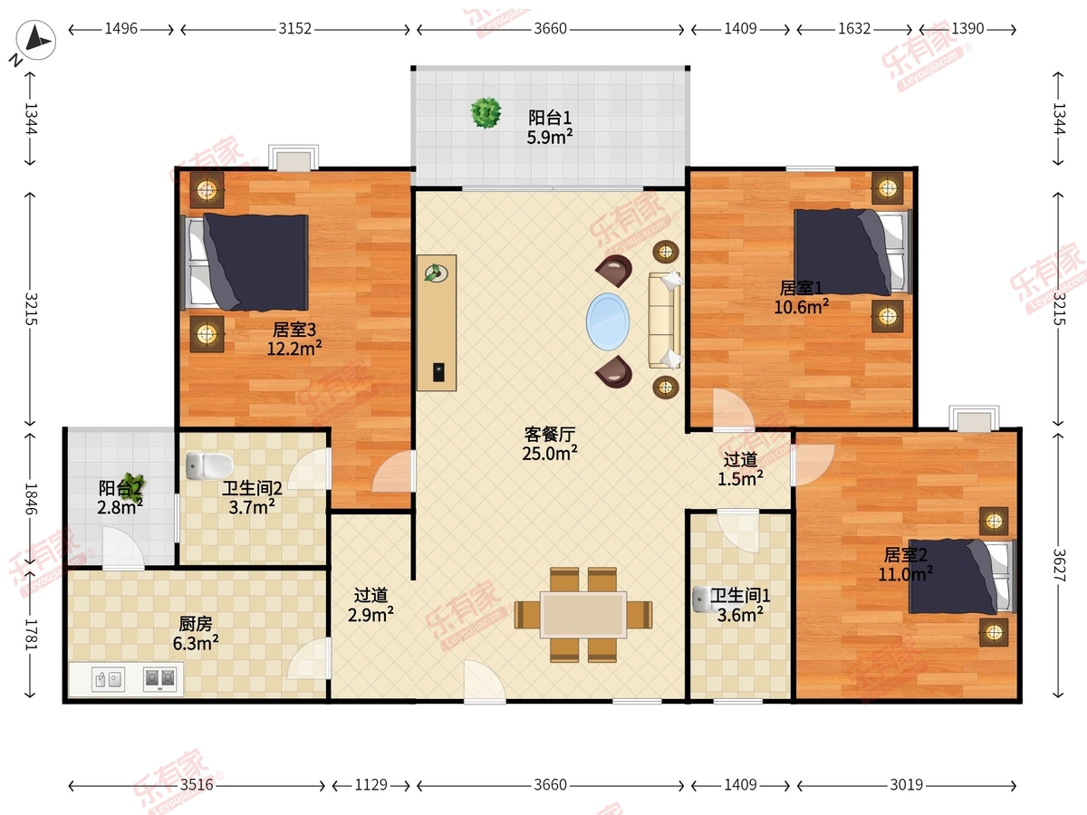新会碧桂园新仕界户型图