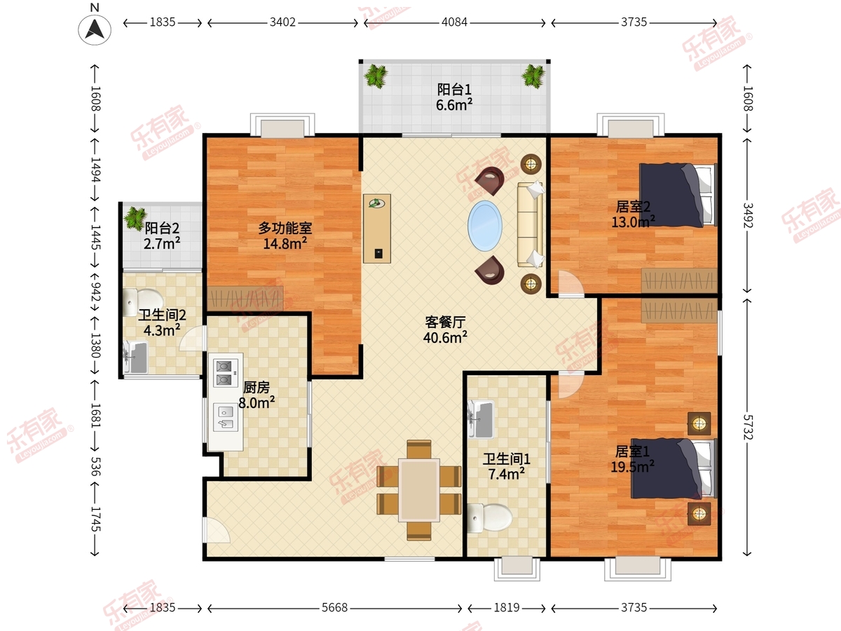 翠景花园四期(翠景湾）户型图