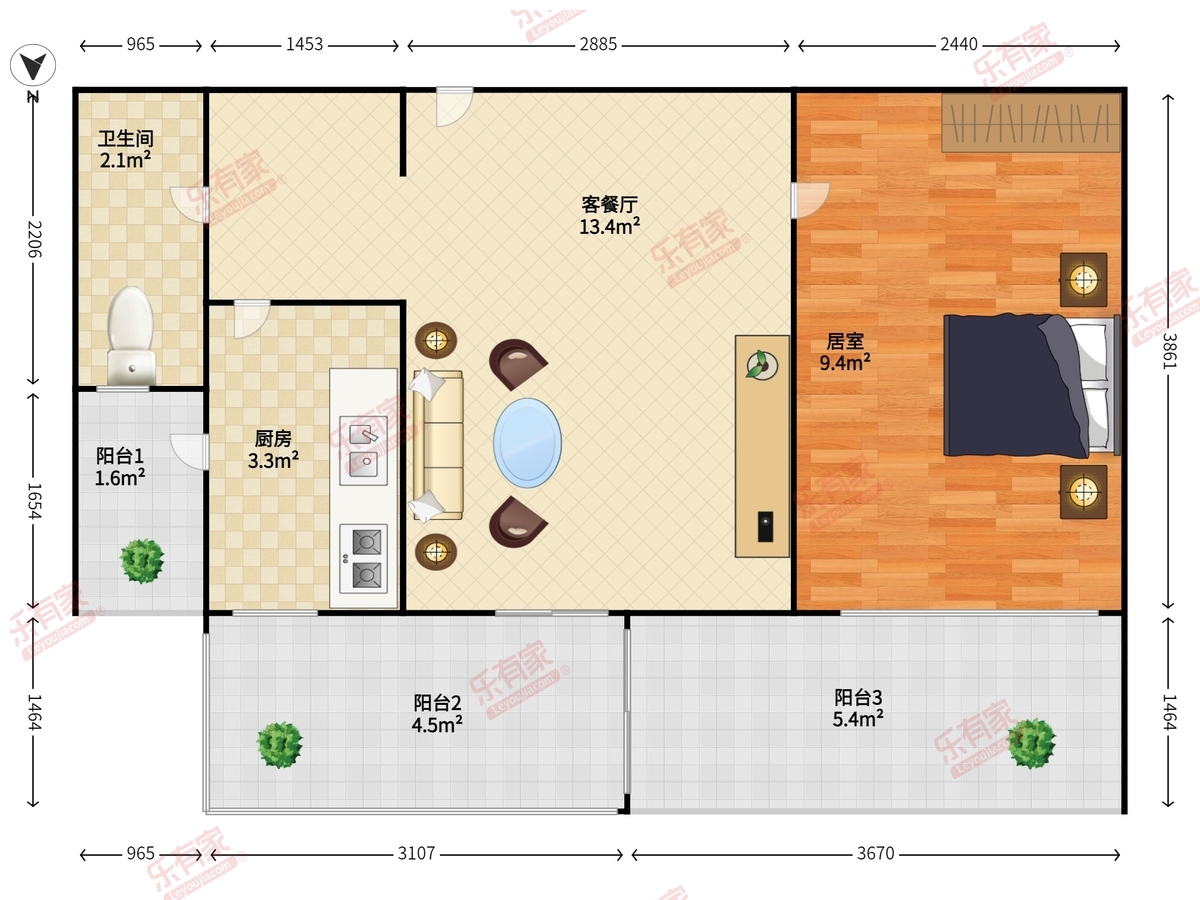花样年花乡户型图