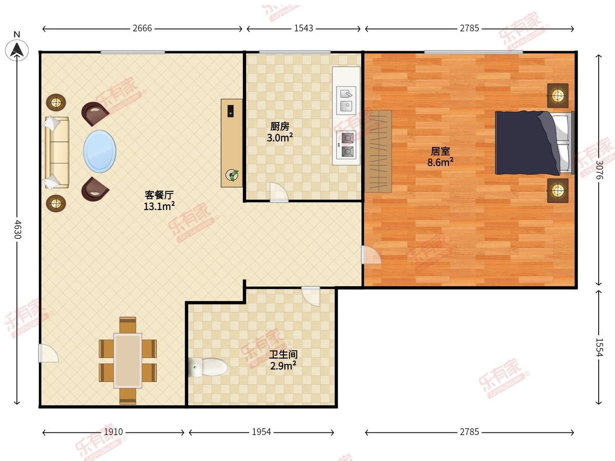 梧桐山新居一期户型图