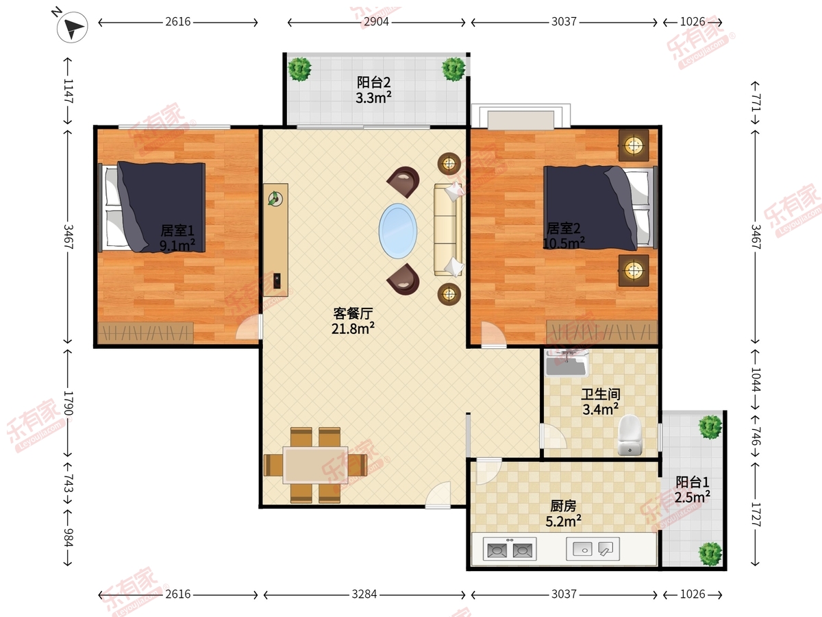 蛇口花园城五期户型图