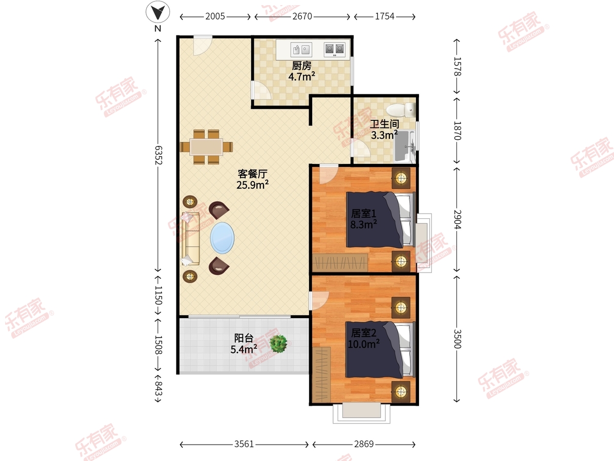 云顶翠峰二期户型图