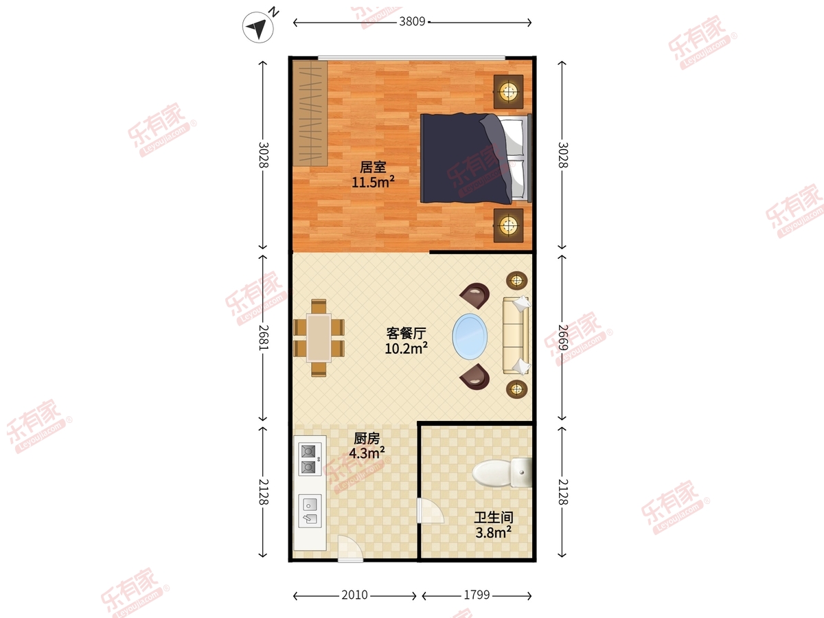 华联城市全景花园户型图