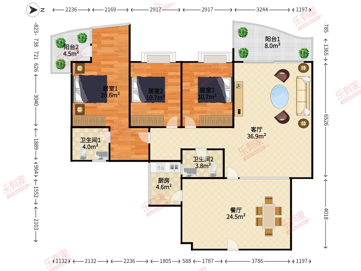 君悦豪庭一期户型图