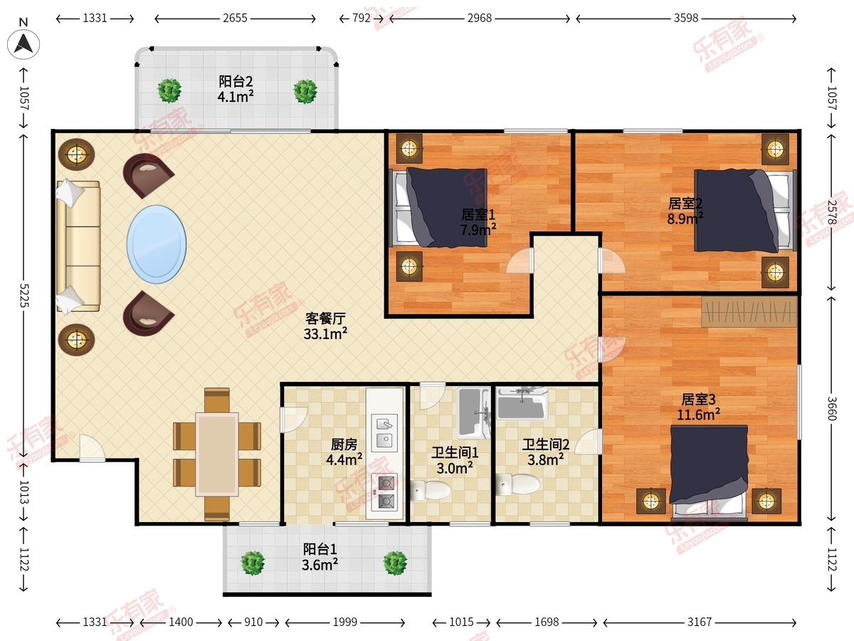 香丽大厦户型图
