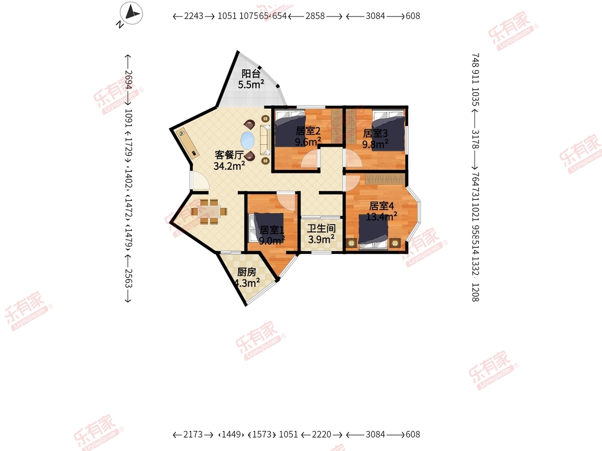 雷公岭户型图