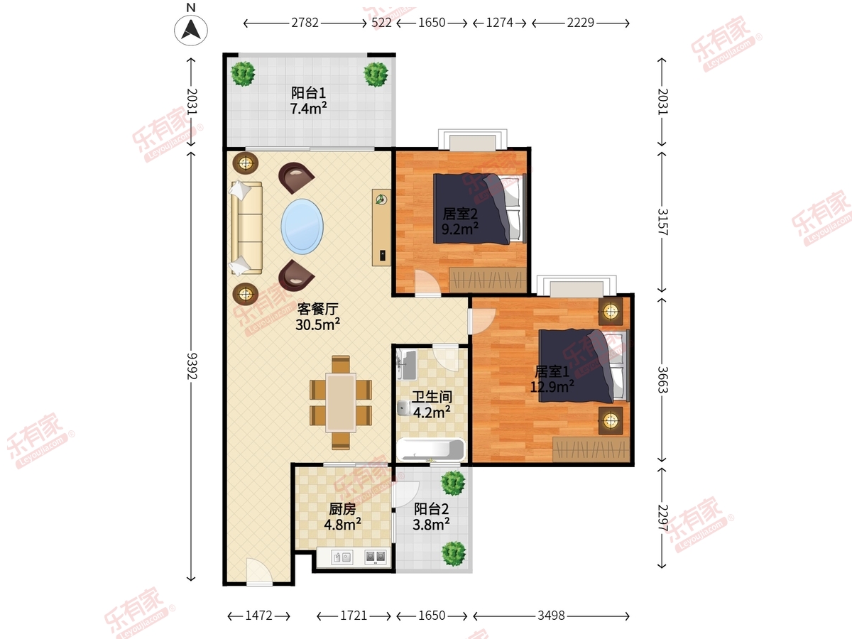 广浩华庭户型图
