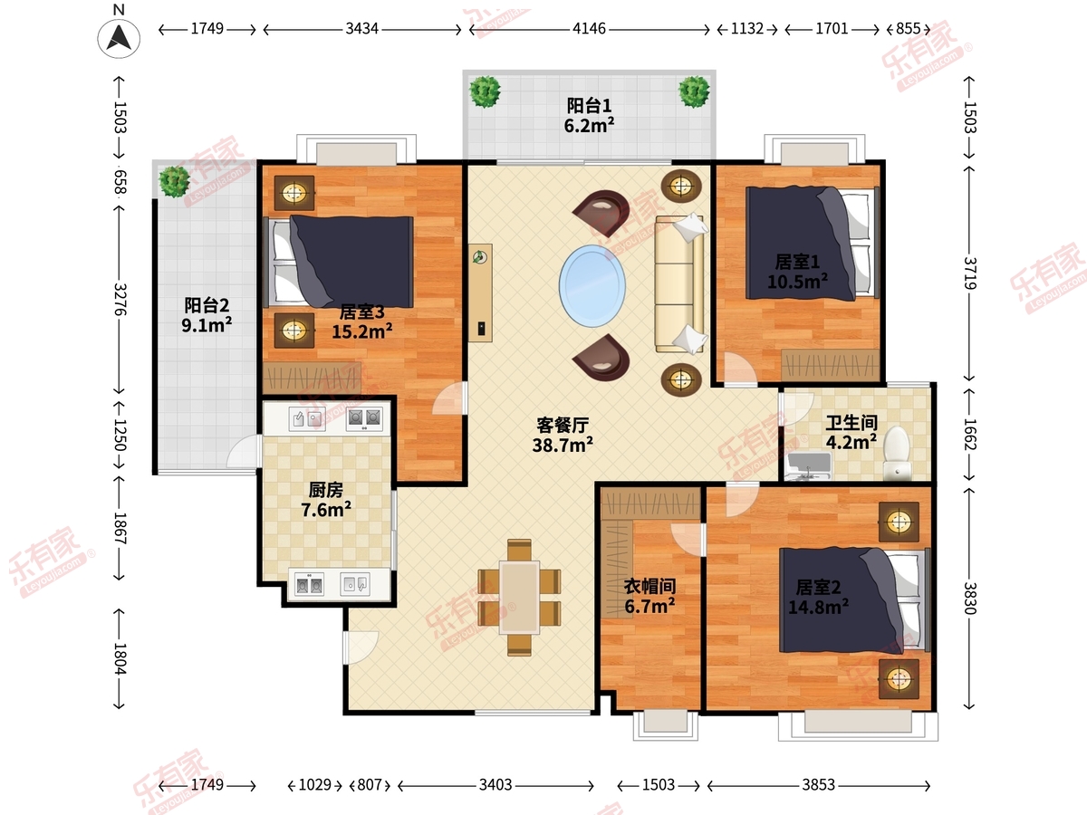 翠景花园四期(翠景湾）户型图