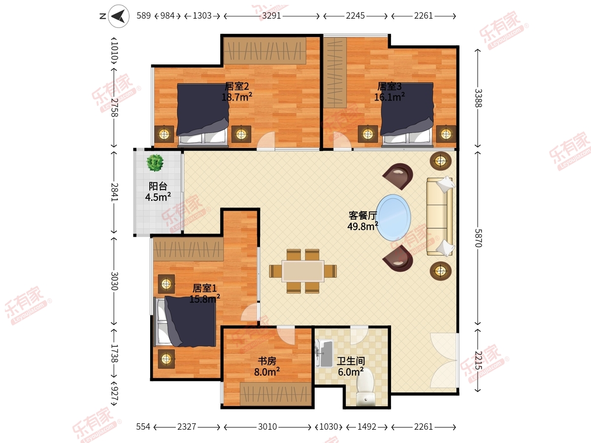 文华大厦户型图