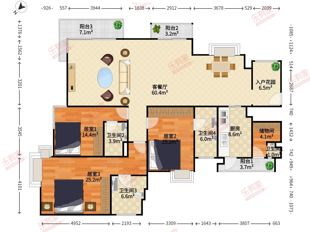中海银海湾户型图