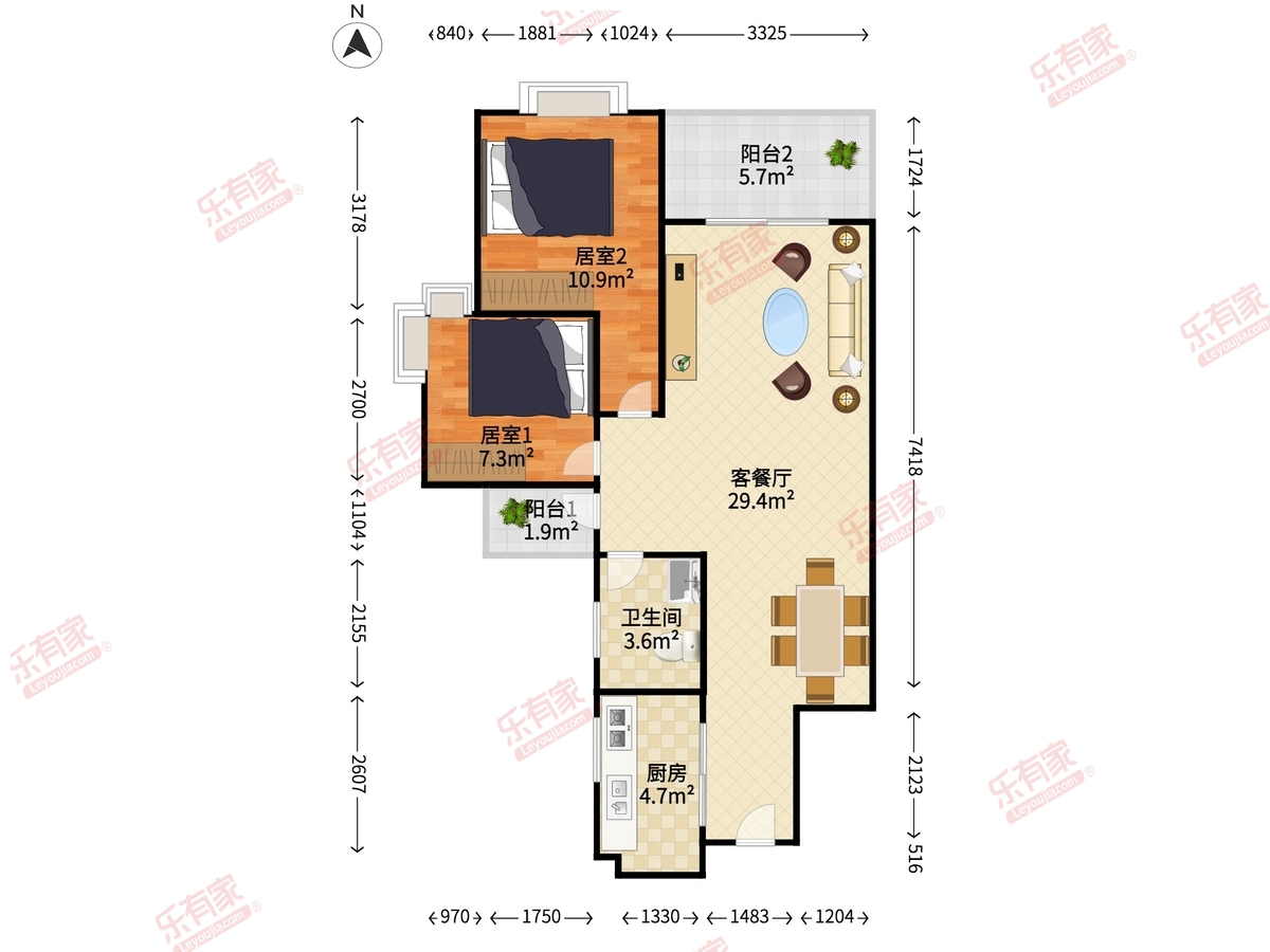 半山雅湖户型图