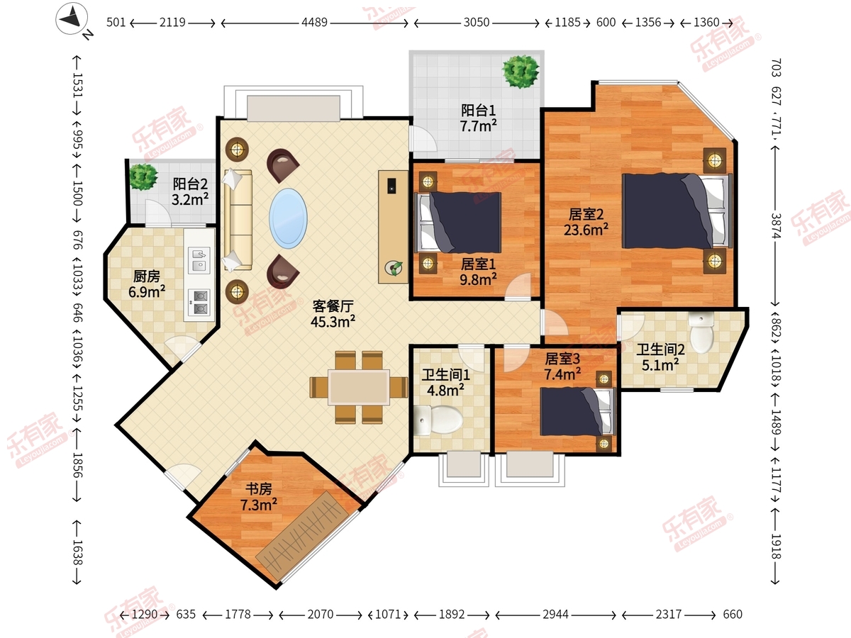 阳光带海滨城户型图