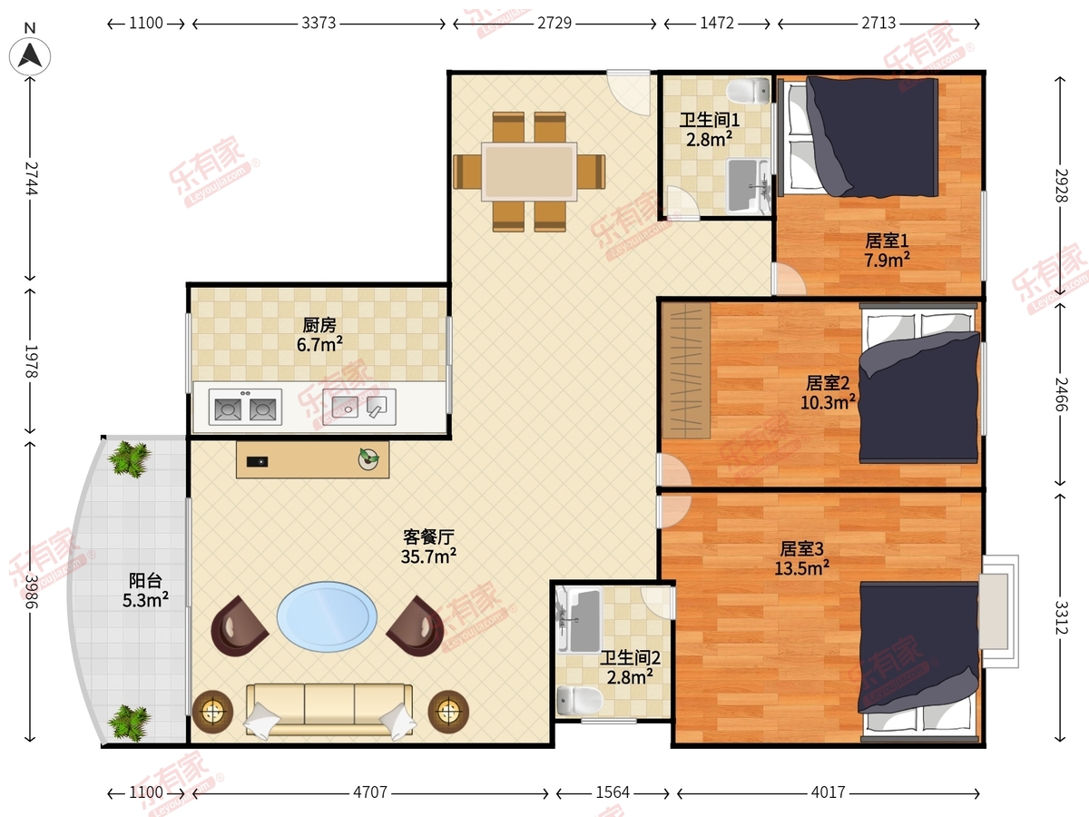 金耀园户型图