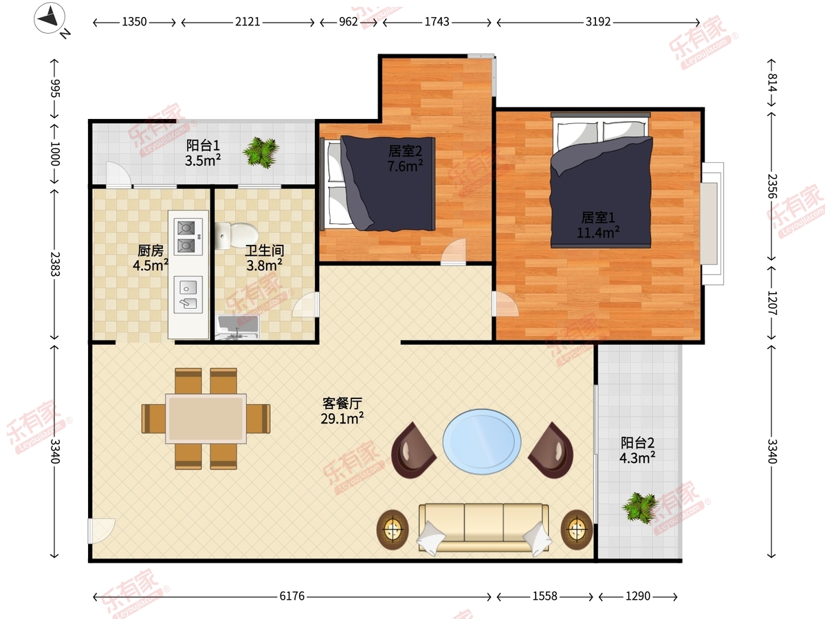 活力盈居户型图