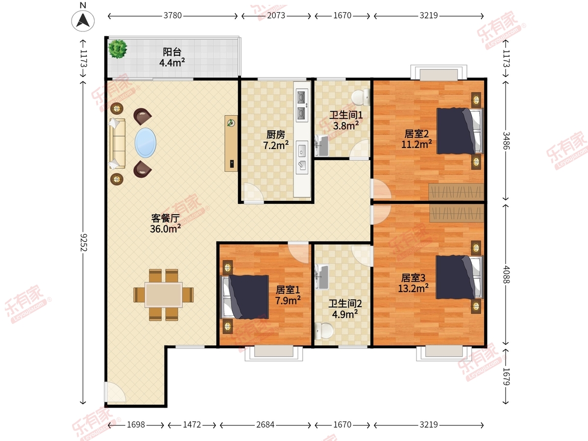 福围阁户型图