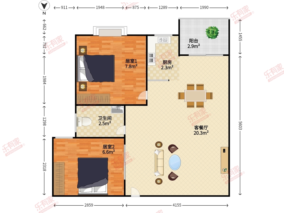 瑞铧苑户型图