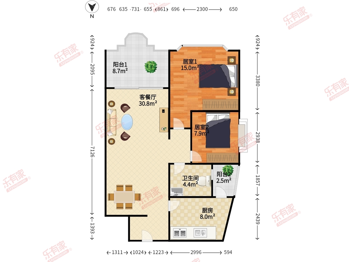 碧华庭居户型图