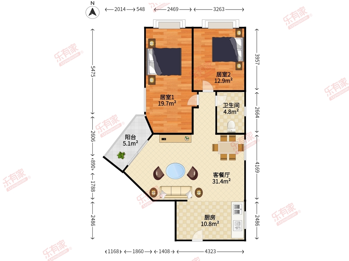 梅林一村十三区户型图