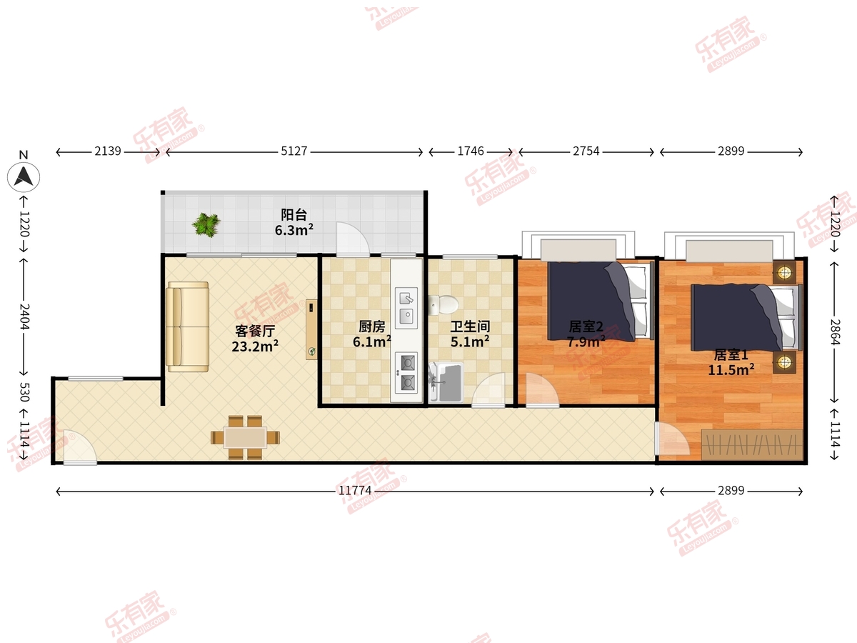 水岸新都五期户型图