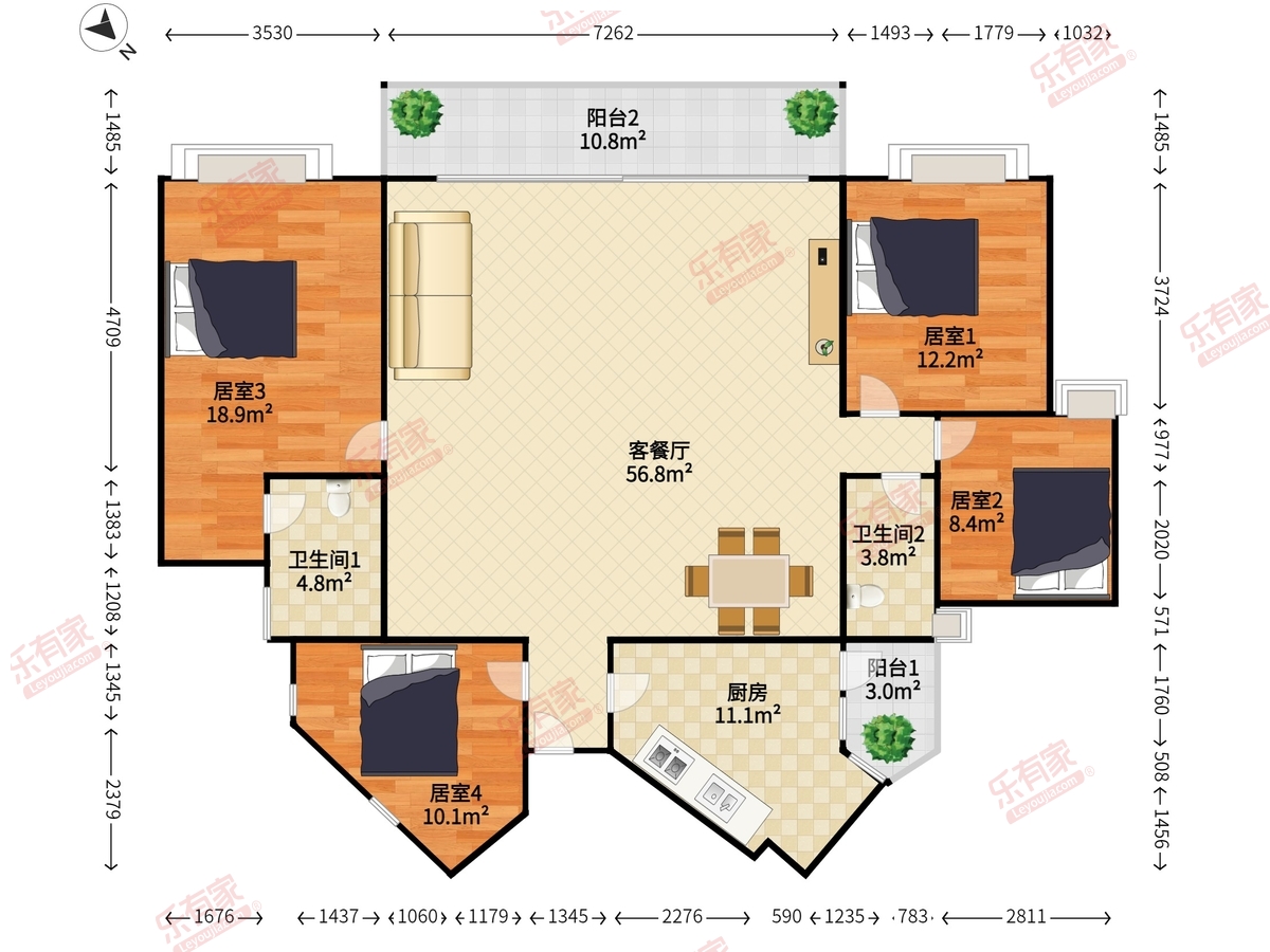黄埔雅苑二期户型图