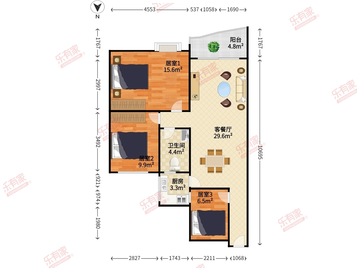 深新大厦户型图