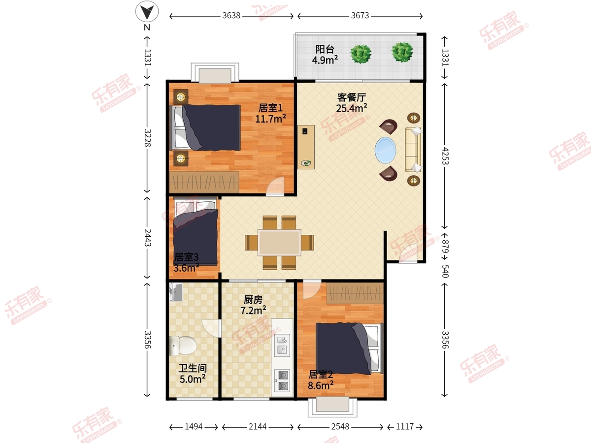 梧桐山新居一期户型图