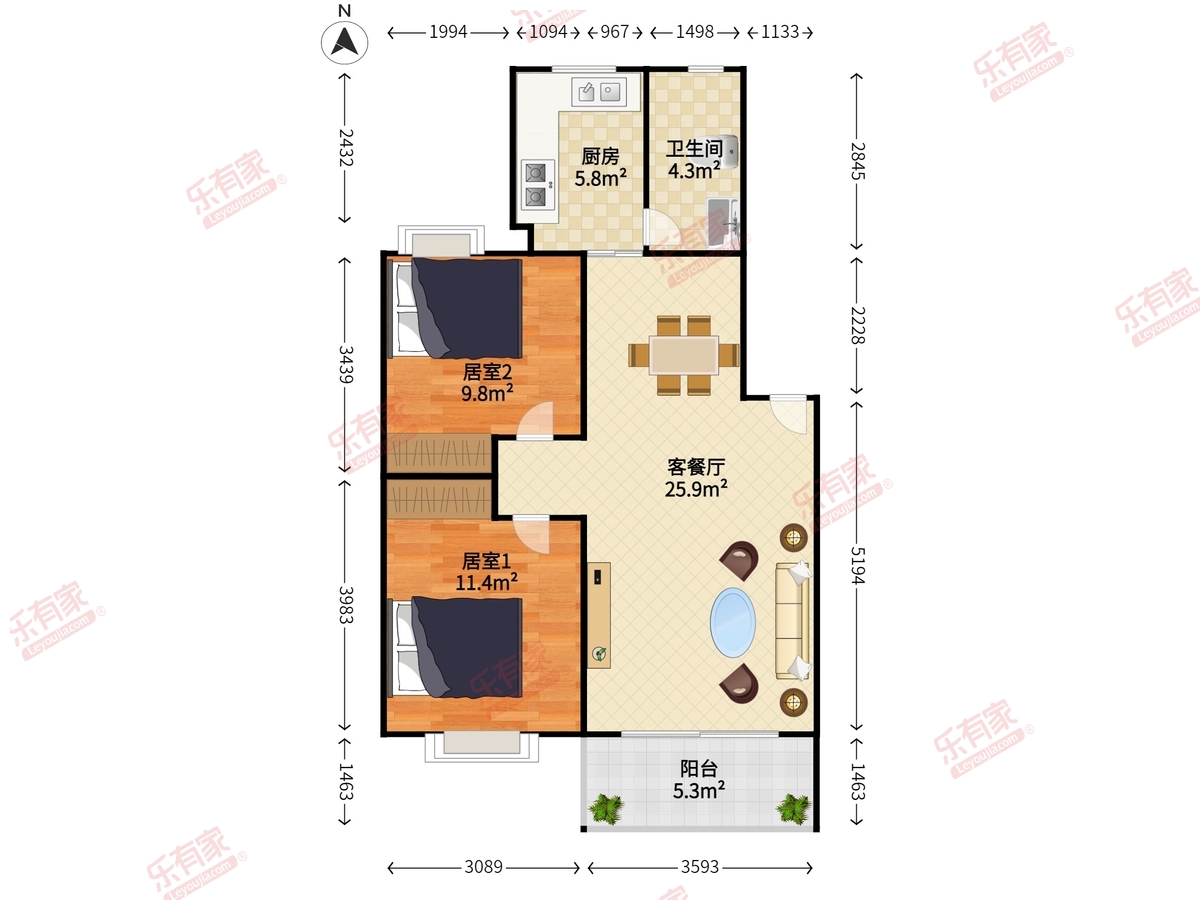 滢水山庄二区户型图