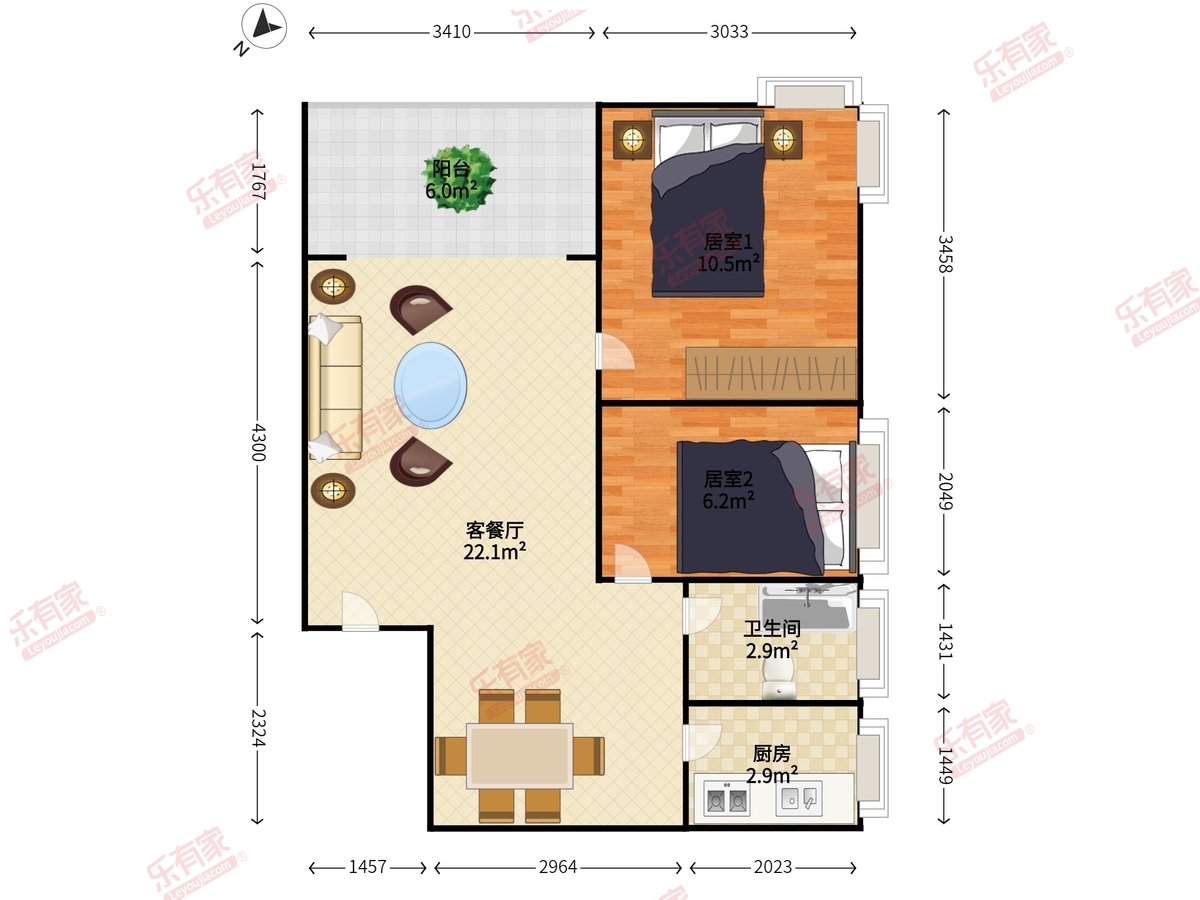 一品东门雅园户型图