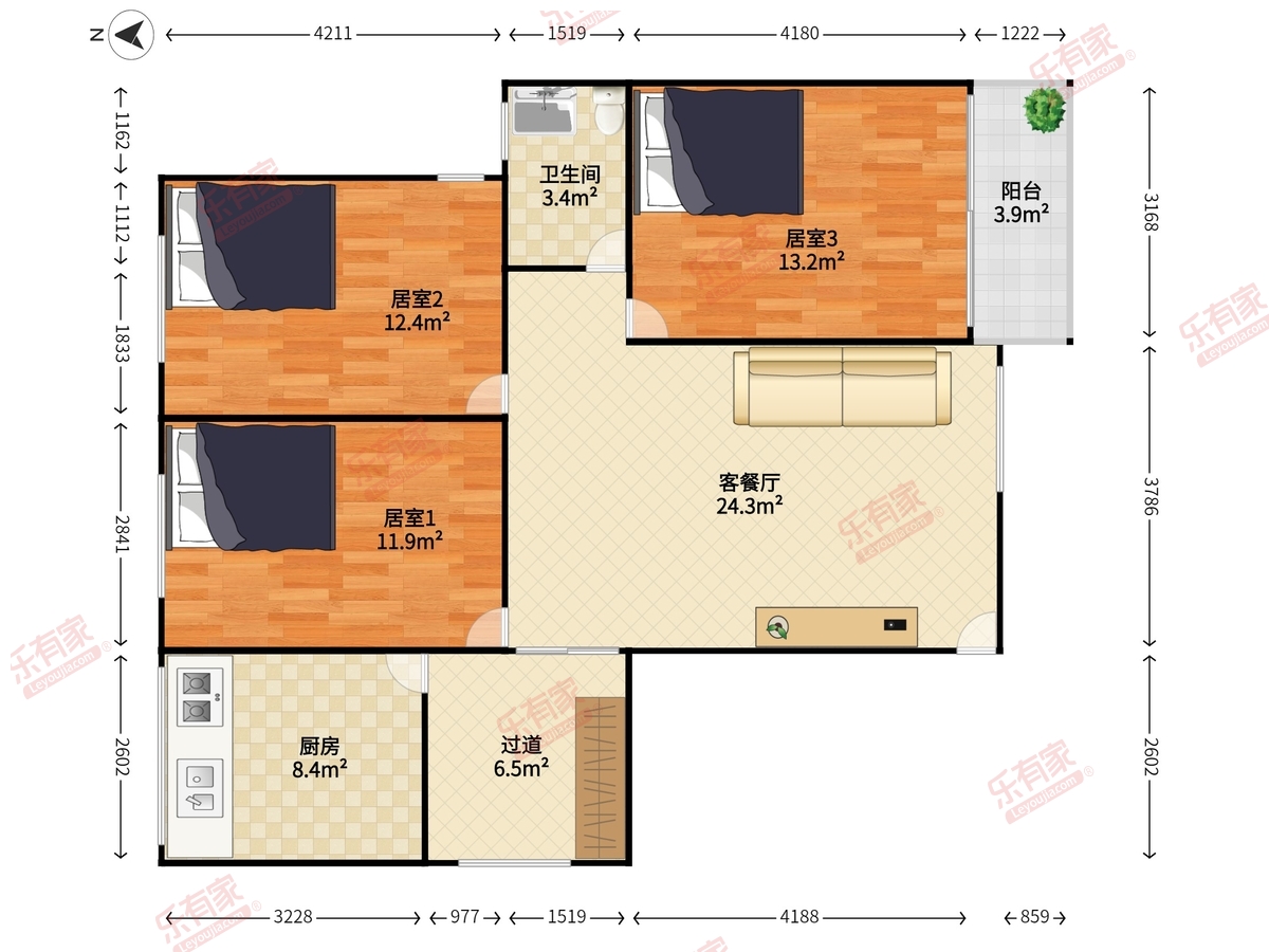 比华利山庄(深圳）户型图