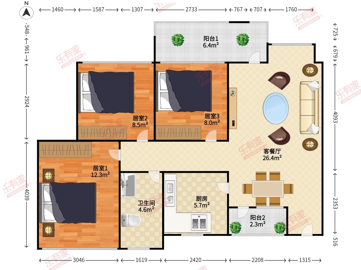 佳兆业新都汇家园户型图