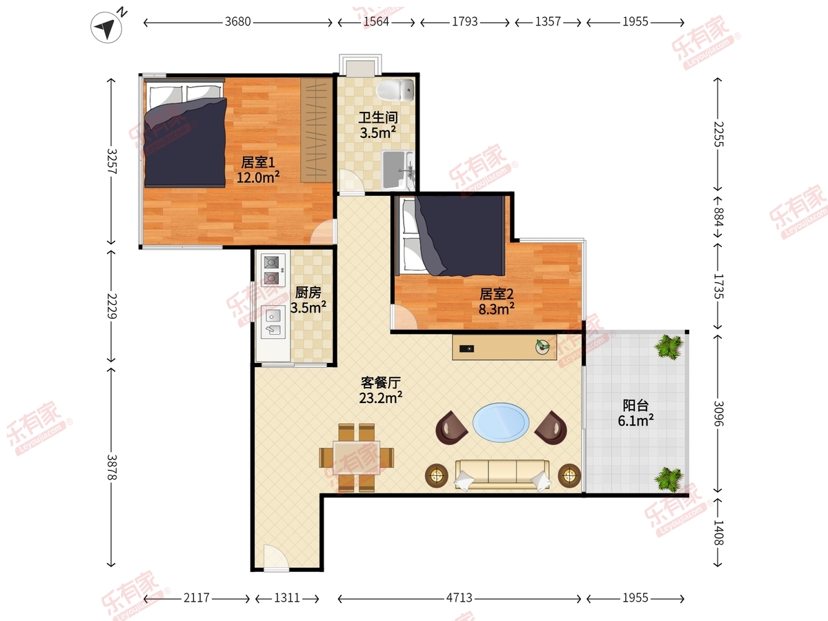 龙园山庄户型图