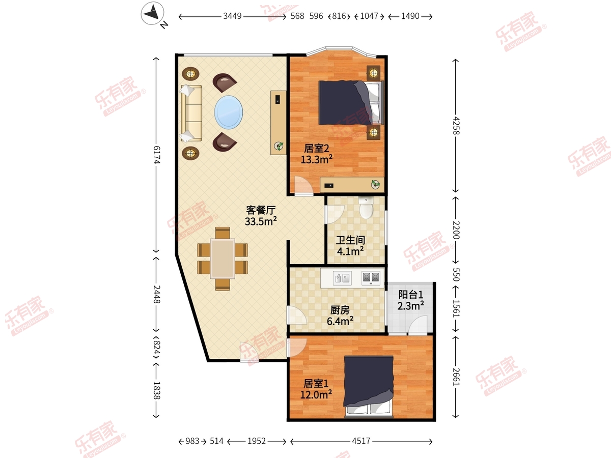 海景花园(华侨城)户型图