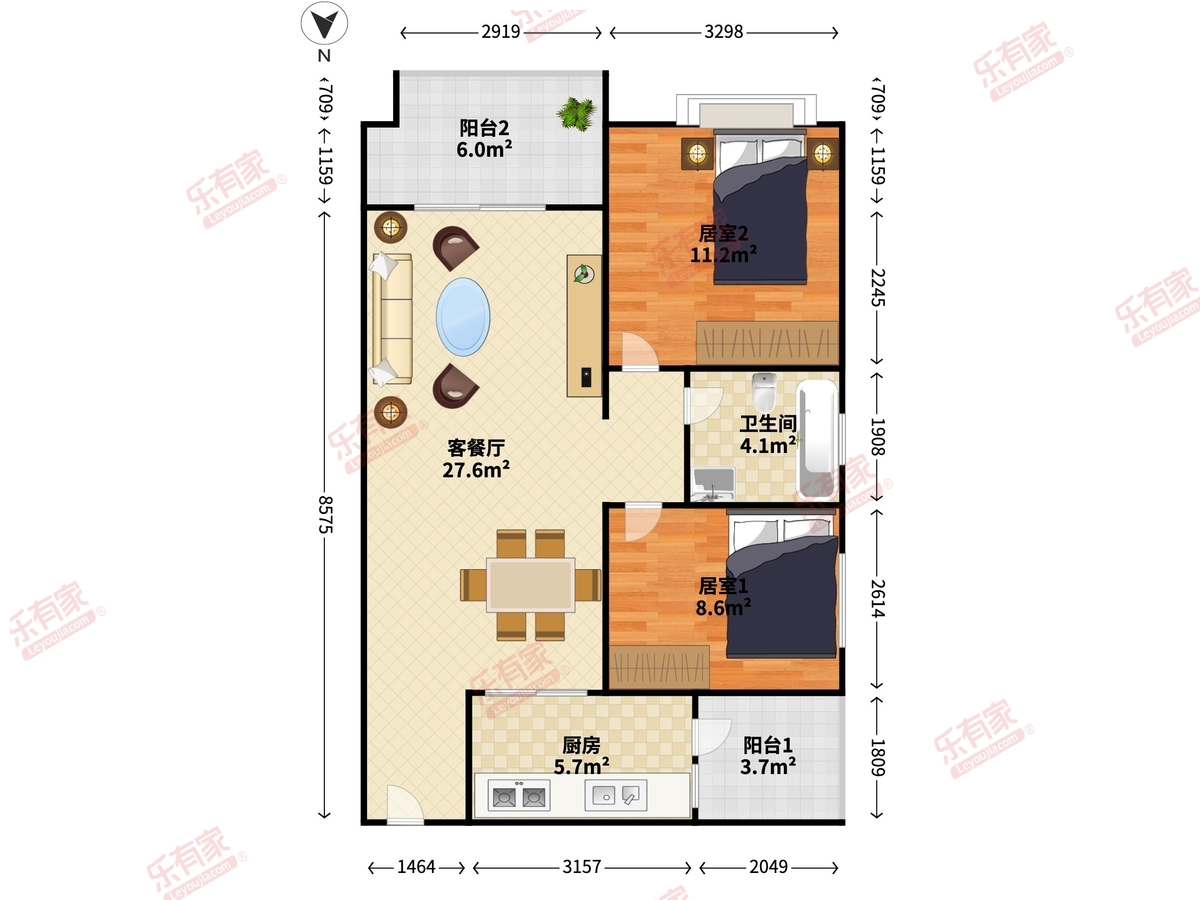 鸿光华府户型图