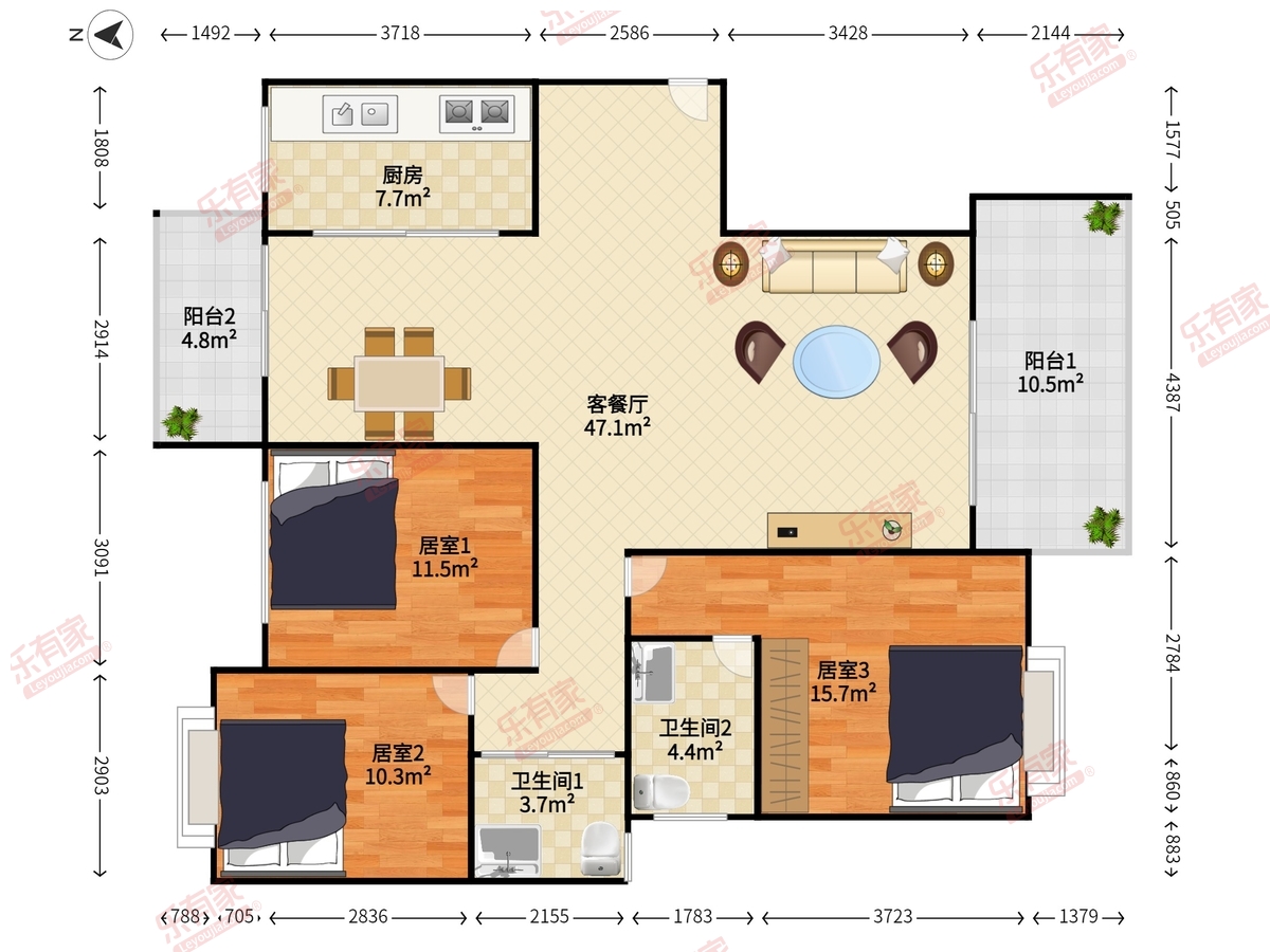 东江学府二期户型图