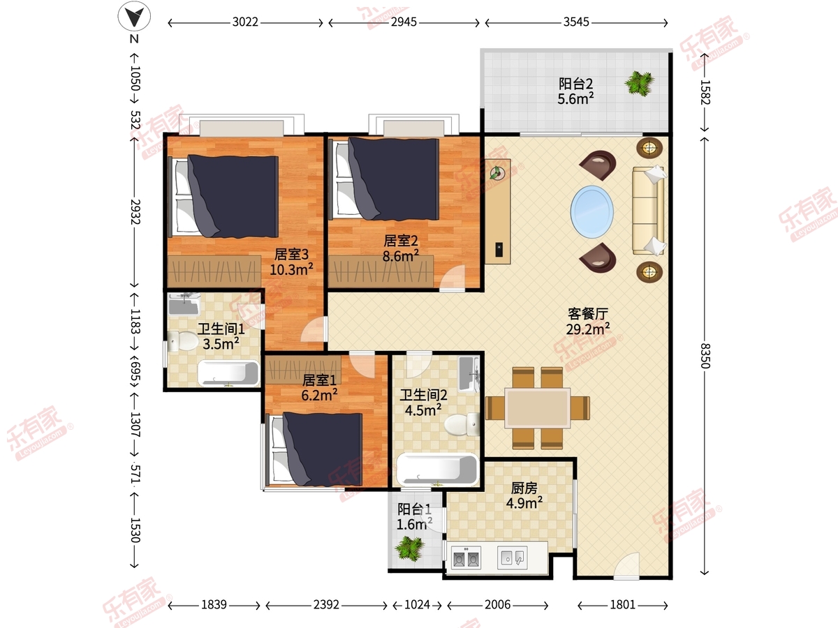 碧桂园卓越协信天际户型图