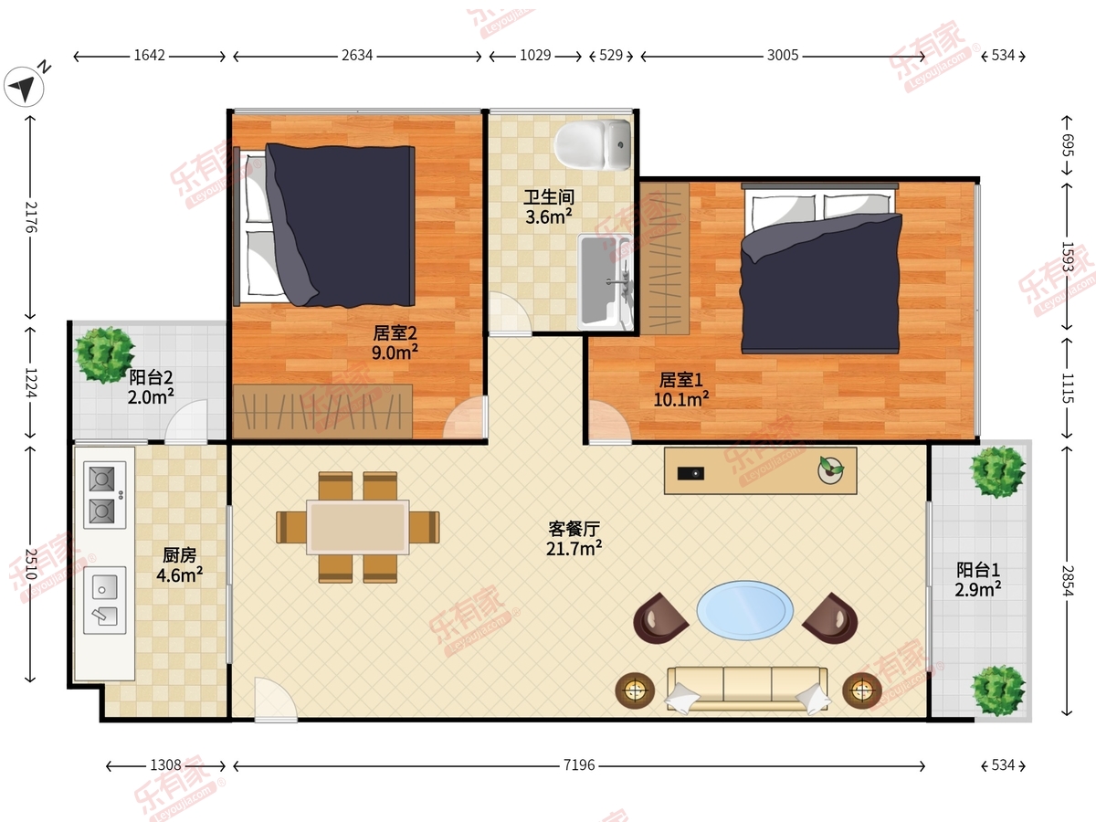 新地中央花园户型图