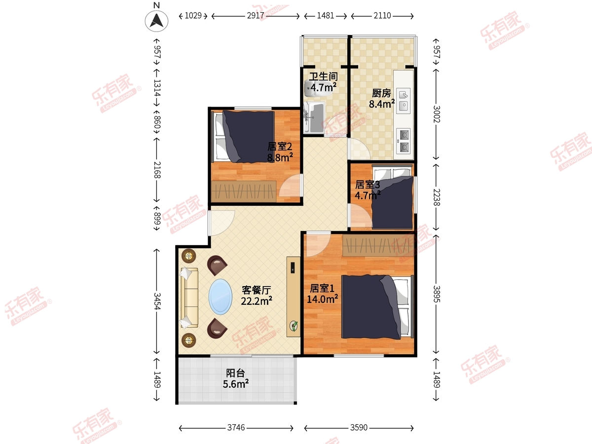 电子设计院住宅楼户型图