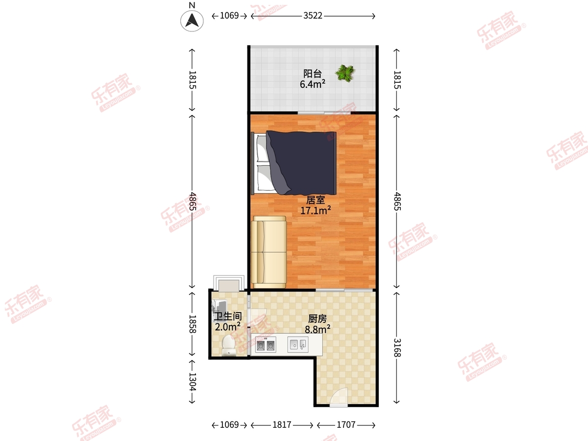 光大花园四期（K区）户型图