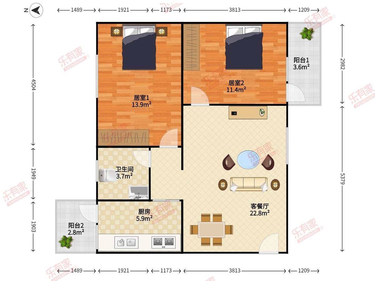 香蜜新村户型图