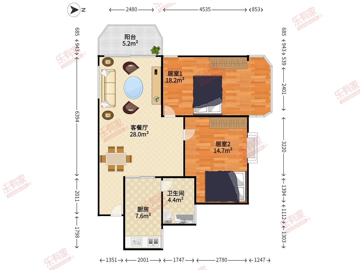 侨怡苑户型图