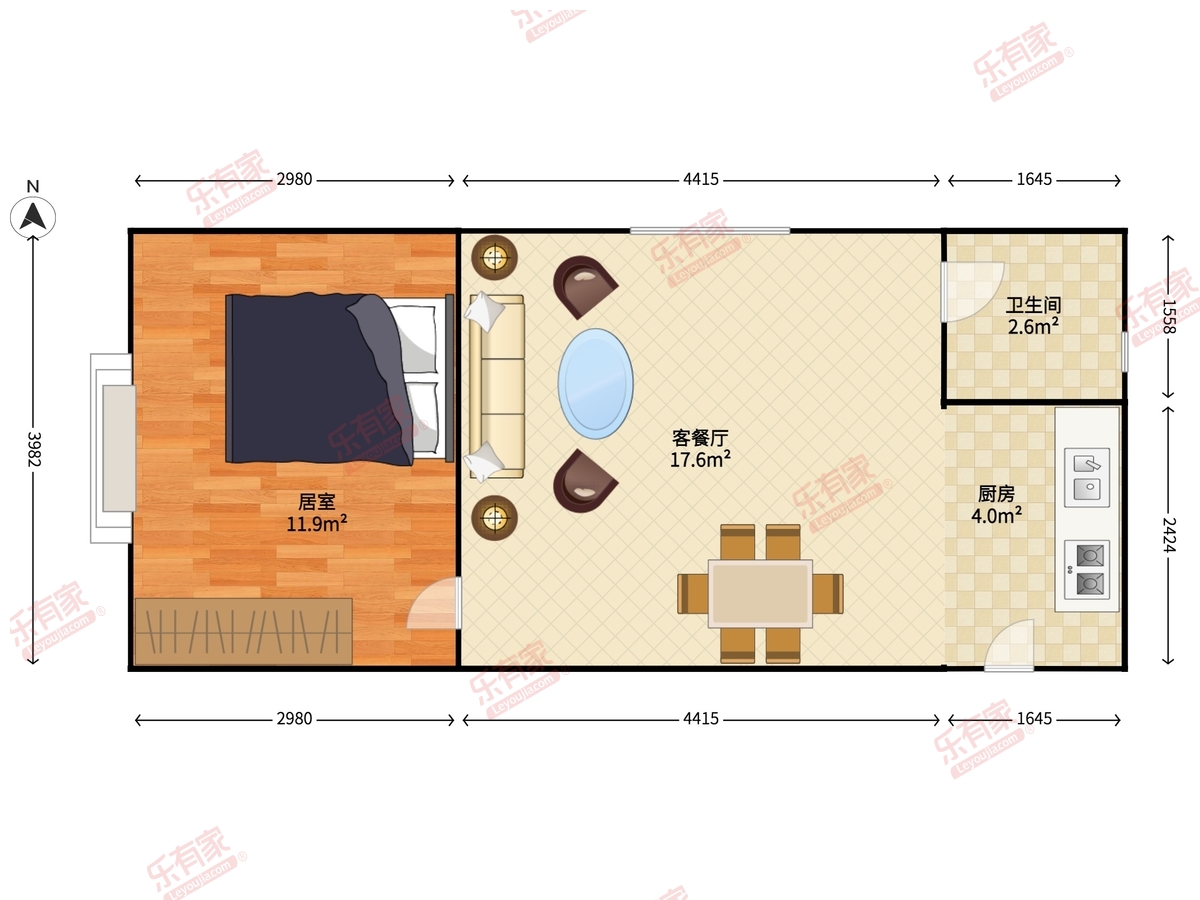 紫茵庭园(中山)户型图