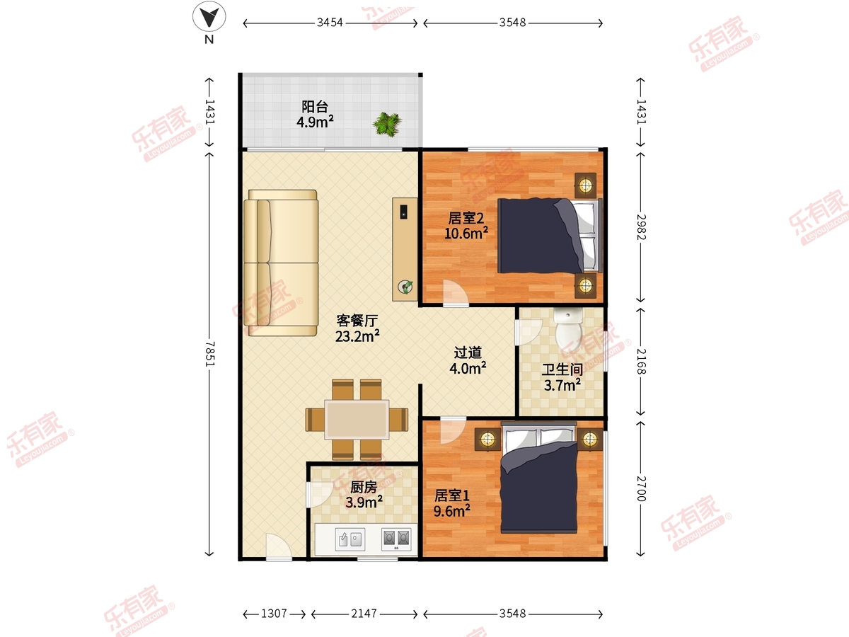 达能益力矿泉水厂宿舍楼户型图