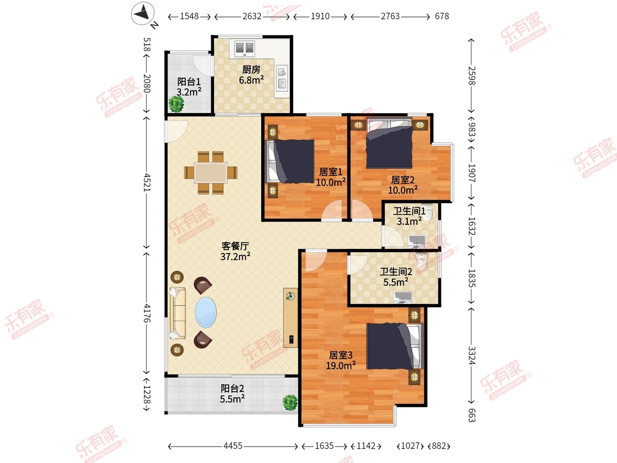 桃源盛景园户型图