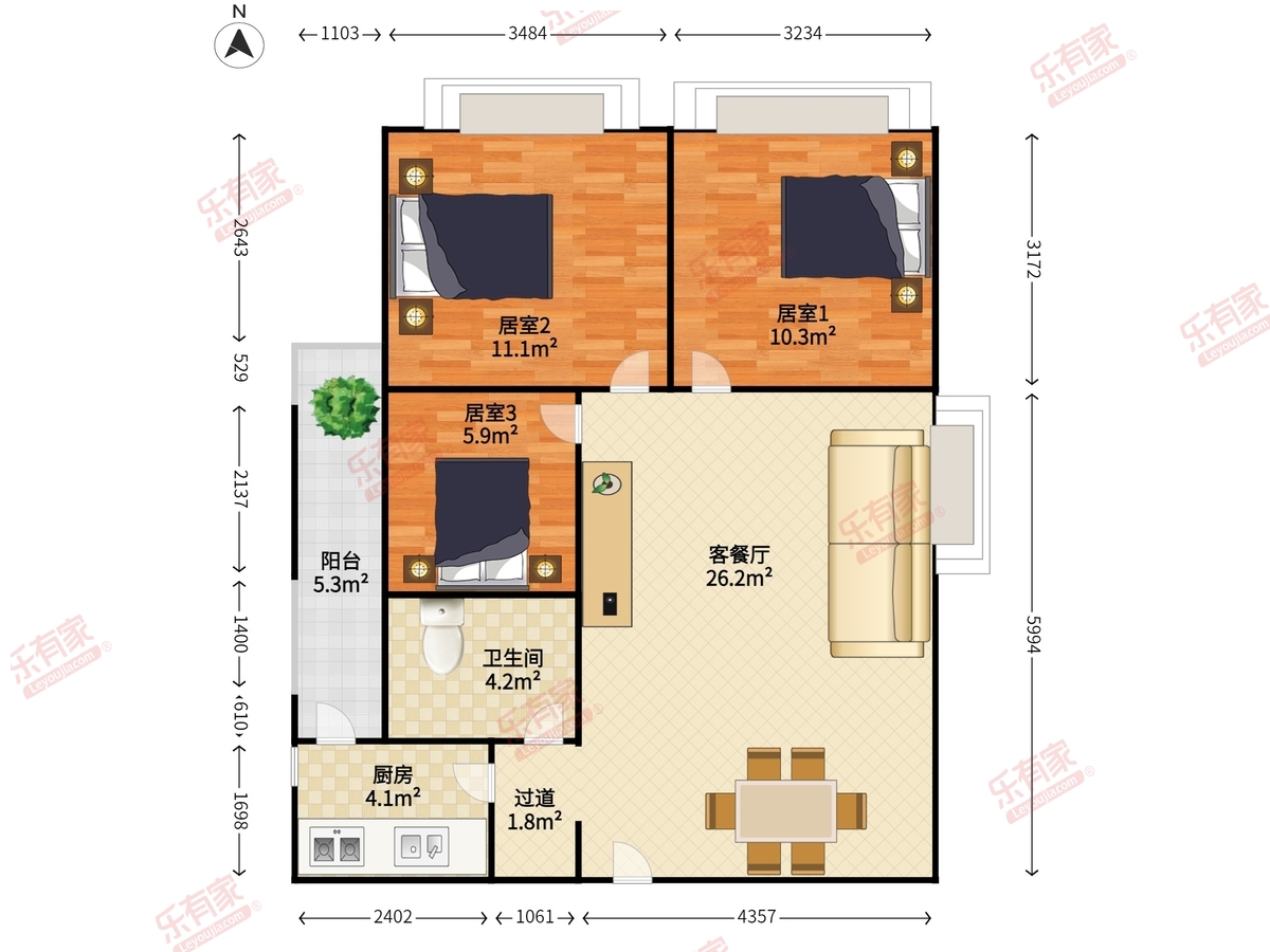 华景新城（六期）户型图