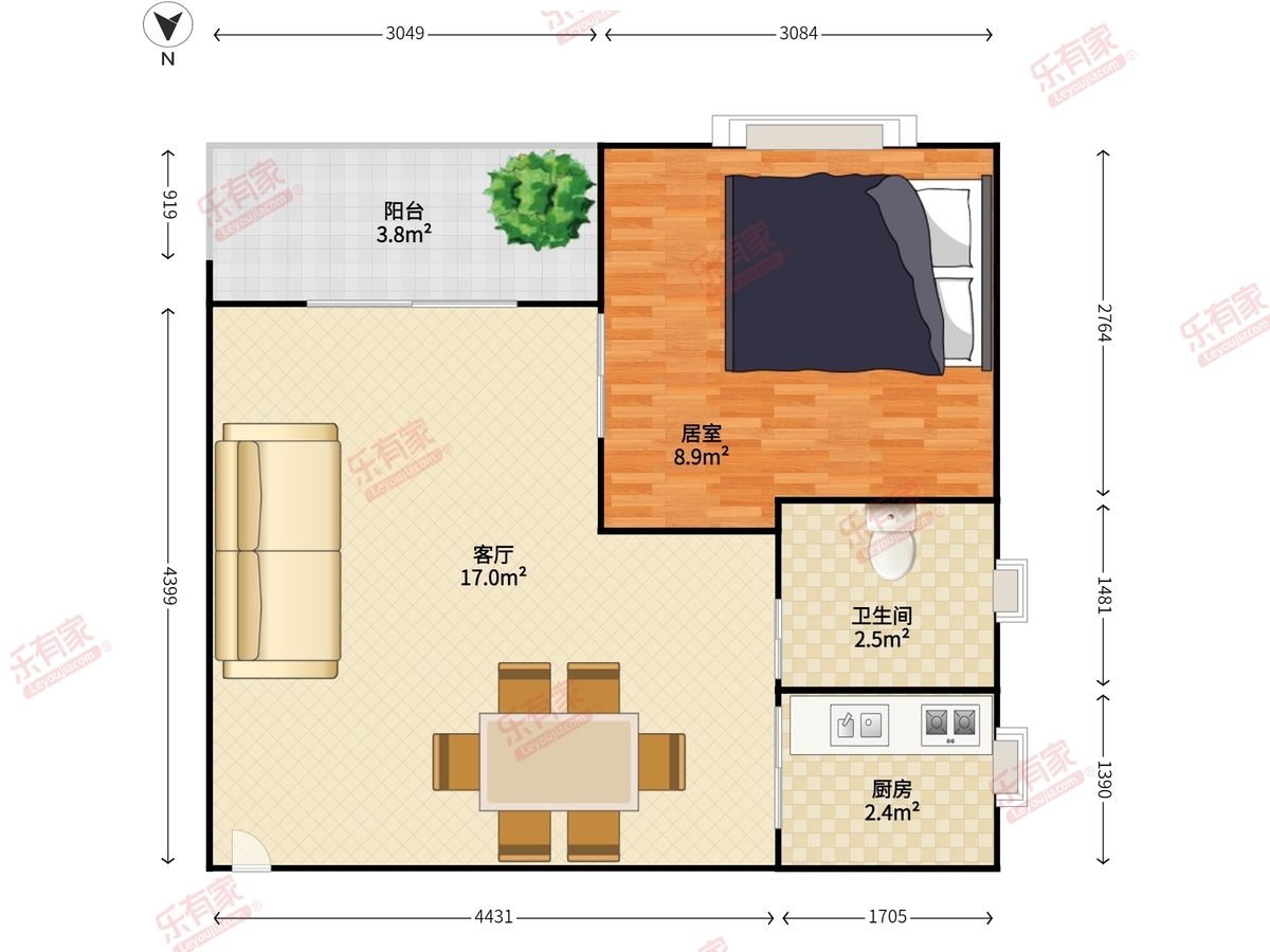 番禺奥林匹克花园户型图